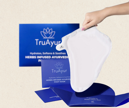 Ayurvedalainen yrttijalkanaamio (2 kpl:n pakkaus)