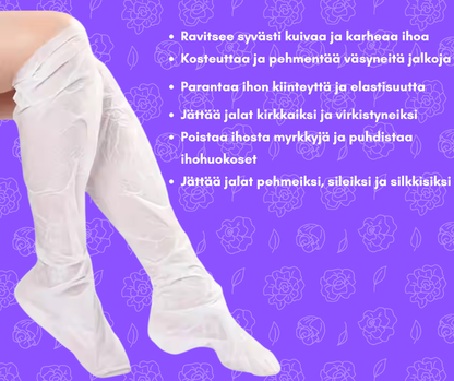 Ayurvedalainen yrttinaamio jaloille (2 kpl:n pakkaus)