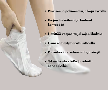 Ayurvedalainen yrttijalkanaamio (2 kpl:n pakkaus)