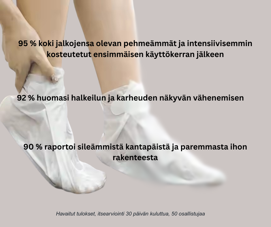 Ayurvedalainen yrttijalkanaamio (2 kpl:n pakkaus)