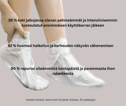 Ayurvedalainen yrttijalkanaamio (2 kpl:n pakkaus)