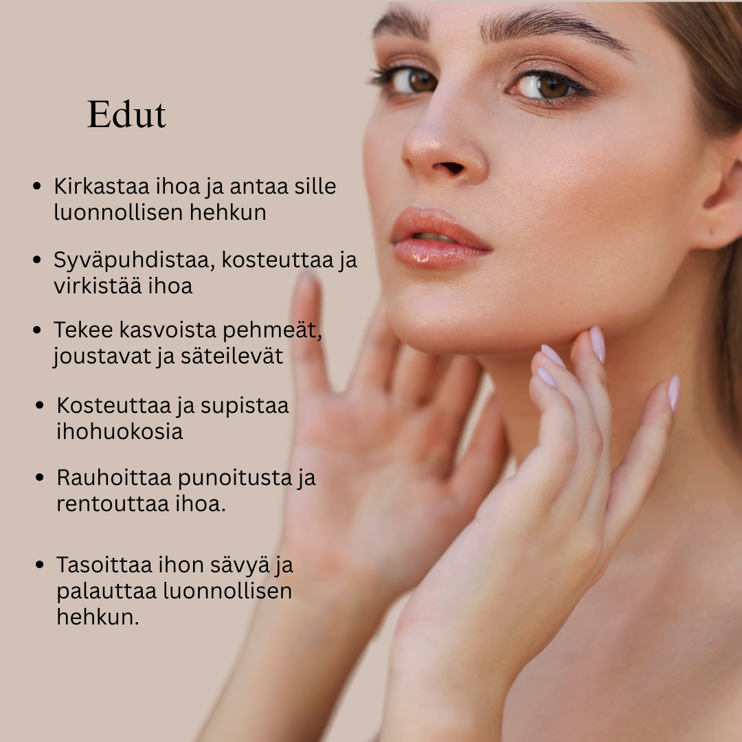 Rituaali säteilevälle iholle (24 karaatin kultainen päivävoide ja kasvojenpuhdistusaine