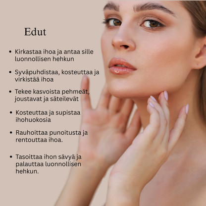 Rituaali säteilevälle iholle (24 karaatin kultainen päivävoide ja kasvojenpuhdistusaine