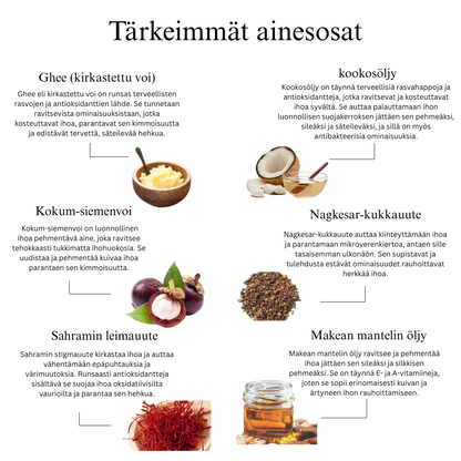 Kasvohoito salamannopeasti – Ayurvedinen ghee-puhdistusvoide kasvohierontaan