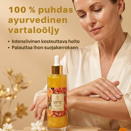 16 yrtillä rikastettu vartaloöljy kuivalle ja ikääntyvälle iholle