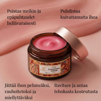 Kasvohoito salamannopeasti – Ayurvedinen ghee-puhdistusvoide kasvohierontaan